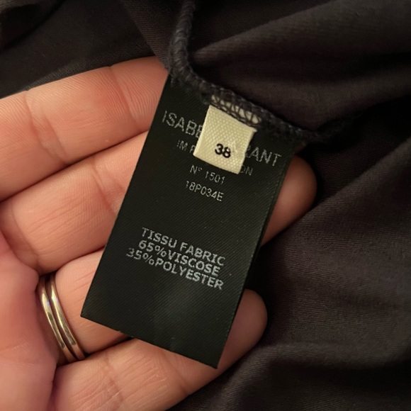 Isabel Étoile Marant Rodwell Mini Dress in Black - Picture 5 of 10